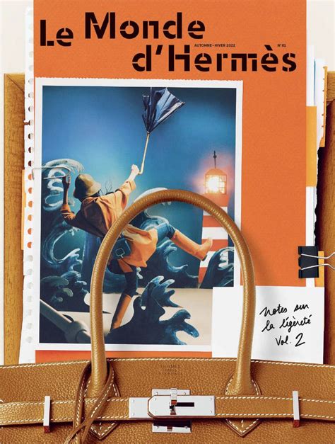 Le Monde d'Hermès magazine new issue .